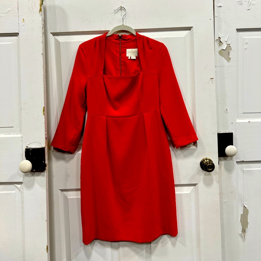 Cherry red Kate Spade dress Size 8